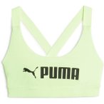 PUMA Damen Top Mid Impact Puma Fit Bra, Größe XS in Grün