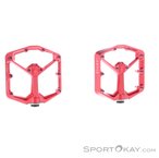 Crankbrothers Stamp 7 Flat Pedale-Rot-S