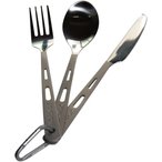 Nordisk Titan 3er Pack Besteck  Campingbesteck silber Größe ONE SIZE Trekking