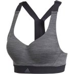 ADIDAS Damen Stronger For It Racer-Back Heather Sport-BH, Größe 65C in Grau