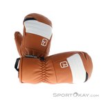 Ortovox Full Leather Mitten Damen Skihandschuhe-Braun-XS