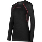 La Sportiva Wool 40 Aero  Damen  Langarm Unterhemden schwarz Größe L   Atmungs