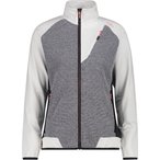 CMP Hybrid  Damen  Fleecejacke grau Größe XL Trekking  Elastisch