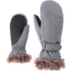 ZIENER Damen Handschuhe KEM MITTEN lady glove, Größe 6,5 in Grau