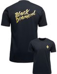 Black Diamond - Bio-Baumwoll-T-Shirt - M Shredded SS Tee Black für Herren aus B