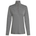 Icebreaker - Women's 200 Oasis L/S Half Zip - Merinolongsleeve Gr S grau