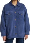 Billabong - Oversize-Fleece aus Sherpa - Coastal Waves Oversized Trucker Jacket 