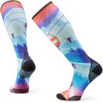 Smartwool Ski Zero Ski Day Print OTC  Herren  Skisocken blau Größe 46  Skifahr