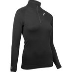 F-lite CODE Merino Longshirt Zipper Women black/XL (46-48)