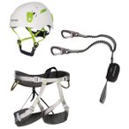 C.A.M.P. - Kit Ferrata Kinetic Rewind Energy Team - Kletterset Gr S grau