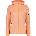 CMP Damen Unterjacke Kapuzen Fleecejacke Strick, Größe 34 in Pink