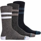 STANCE Unisex Socken 3er Pack - The Joven, Logo, Streifen, Crew Socken, Größe 