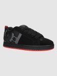 DC Court Graffik SQ Skateschuhe black / grey / red Gr. 14.0