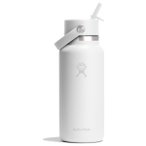 Hydro Flask - Wide Flex Straw Cap - Trinkflasche Gr 946 ml weiß