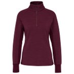 Stoic - Women's MerinoFleece260 FlenSt. II Half Zip - Merinopullover Gr M rot