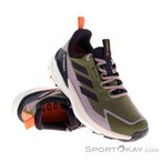adidas Terrex Free Hiker 2 Low GTX Damen Wanderschuhe Gore-Tex-Oliv-Dunkelgrün-