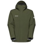 Mammut - Treeline Light Hardshell Hooded Jacket - Regenjacke Gr M oliv