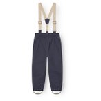 Mini A Ture - Kid's Matwilans Suspender Pants - Regenhose Gr 104 - 4 Years grau