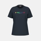 HEAD Damen T-Shirts/Tanks ku.Arm Da RAINBOW T-Shirt, Größe XL in Blau