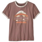 Patagonia - Women's Great Waves Ringer Tee - T-Shirt Gr S braun