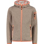CMP Knitted   Kinder  Fleecejacke orange Größe 140 Trekking  Atmungsaktiv