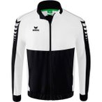 ERIMA Herren Six Wings Präsentationsjacke, Größe 128 in Schwarz