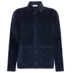 KnowledgeCotton Apparel - Women's 8 Wales Corduroy Overshirt - Bluse Gr S blau