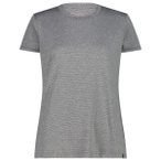 CMP - Women's S/S T-Shirt Round Neck - Funktionsshirt Gr 38 grau