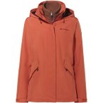 VAUDE Damen Doppeljacke Wo Rosemoor 3in1 Jacket II, Größe 46 in Braun