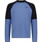Mons Royale Quad Merino Fleece  Herren  Pullover blau Größe L Trekking  Elasti