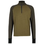 Stoic - MerinoFleece260 FlenSt. Half Zip - Merinopullover Gr M oliv