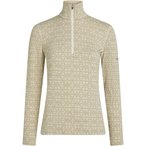 Icebreaker 260 Oasis Vertex Alpine Geo Half Zip  Damen  Langarm Unterhemden grue