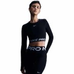 Nike Pro Dri-Fit Cropped Damen Longsleeve ( Schwarz S Größe,)