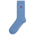 DEDICATED - Rib Socks Knivsta Cherries - Multifunktionssocken 36-40 blau