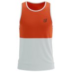 Compressport - Performance Singlet - Laufshirt Gr S grau/rot