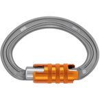 Petzl Omni Triact-Lock Karabiner  Karabiner grau Größe One Size Alpinklettern 