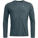 ORTOVOX Herren Unterhemd 185 ROCK'N'WOOL LONG SLEEVE M, Größe XL in Blau