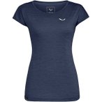 SALEWA Damen T-Shirt "Puez Melange Dryton", Größe 46 in Blau