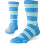 Stance Striped It Hike Crew   Wandersocken blau Größe 43  Camping  Hautfreundl