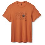 Rab - Crimp Repeat Tee - Funktionsshirt Gr M orange