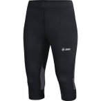 JAKO Damen Capri Run 2.0, Größe 34 in Schwarz