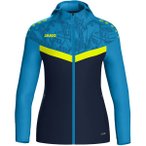 JAKO Damen Kapuzensweat Kapuzenjacke Iconic, Größe 34 in Blau