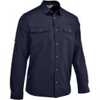 MAUL Herren Hemd Andaluz UV50 - 1/1 Hemd uni, e, Größe 50 in Blau