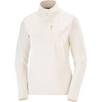Salomon Essential Lightwarm HZ  Damen  Pullover weiss Größe S Trekking  Atmung
