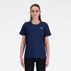 NEW BALANCE Damen T-Shirt Womens Running S/S Top, Größe XS in Blau