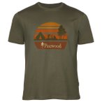 Pinewood - Finnveden Recycled Outdoor T-Shirt - T-Shirt Gr S oliv