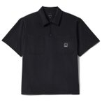 Brixton - Journey Lightweight S/S Woven - Hemd Gr L schwarz