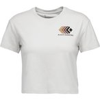 Black Diamond Faded Crop  Damen  T-Shirts weiss Größe XL Lifestyle | Bouldern 