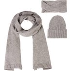 McKINLEY Damen Mütze M/SB/SC Set Nicole, Größe ONE SIZE in Grau