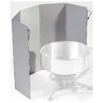 Origin Outdoors - Alu Windschutz Faltbar Gr 49 x 26 cm metallic